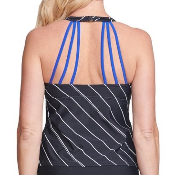 Mazu Swimwear High-Neck Tankini Top - Picture 2 of 10